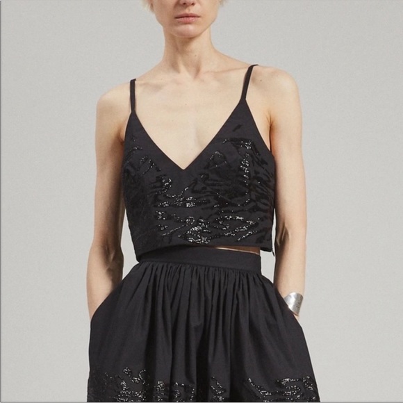 Rachel Comey Tops - NEW NWT Rachel Comey Baton Cropped Top In Black